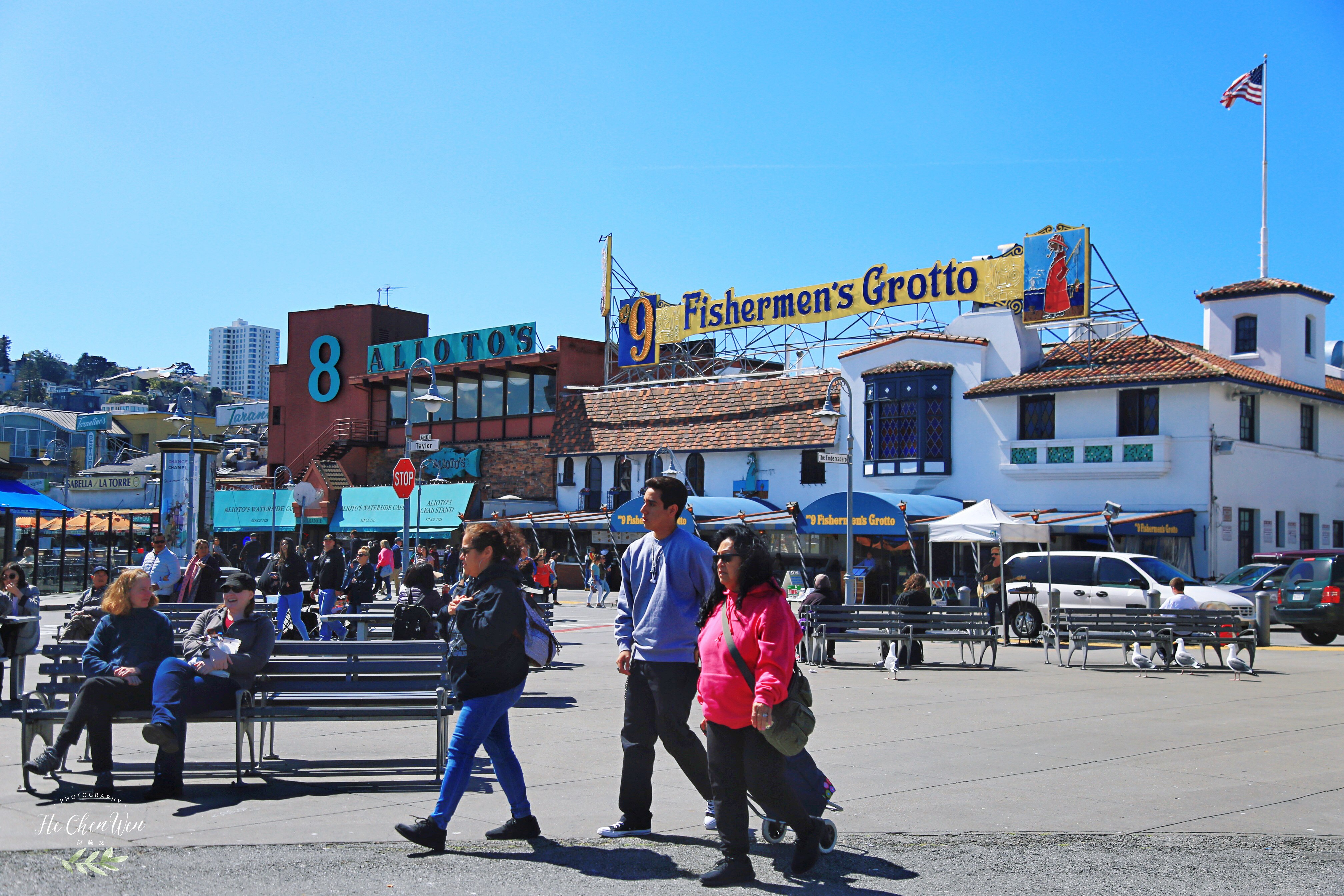 旧金山湾著名观光景点,旧金山渔人码头主要景点