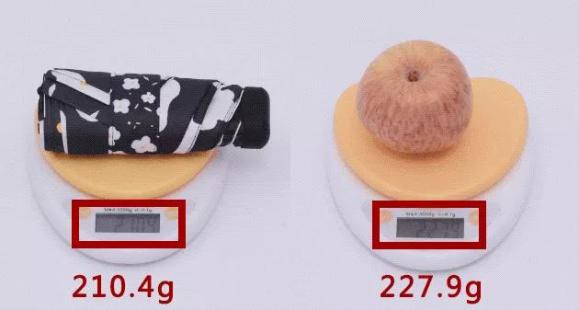 只有女生巴掌大小的banana口袋伞，伞内自动降温似“移动空调”！