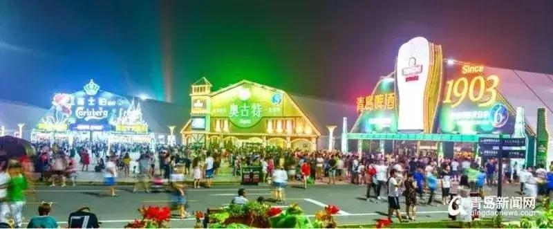 青岛啤酒节2020黄晓明,偶遇明星黄晓明现身青岛啤酒节