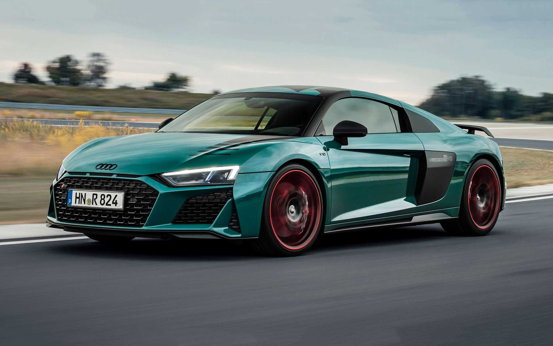 奥迪限量版跑车r8,奥迪r8绿色地狱版多少钱