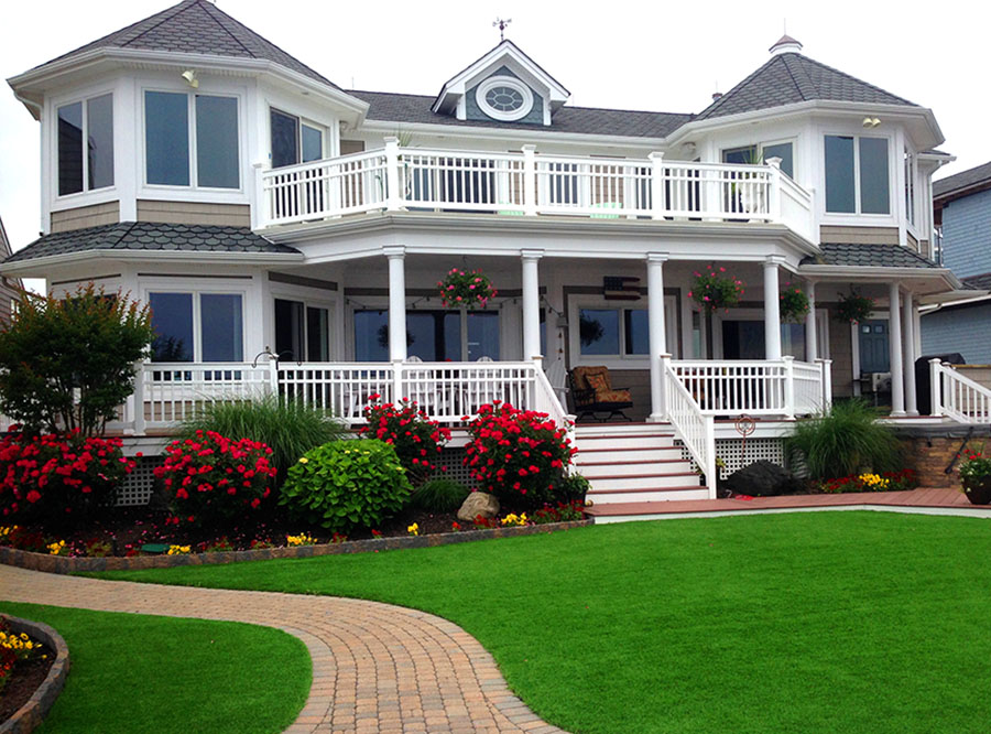 花园铺人造草坪的弊端,室外花园人造草坪怎么铺设