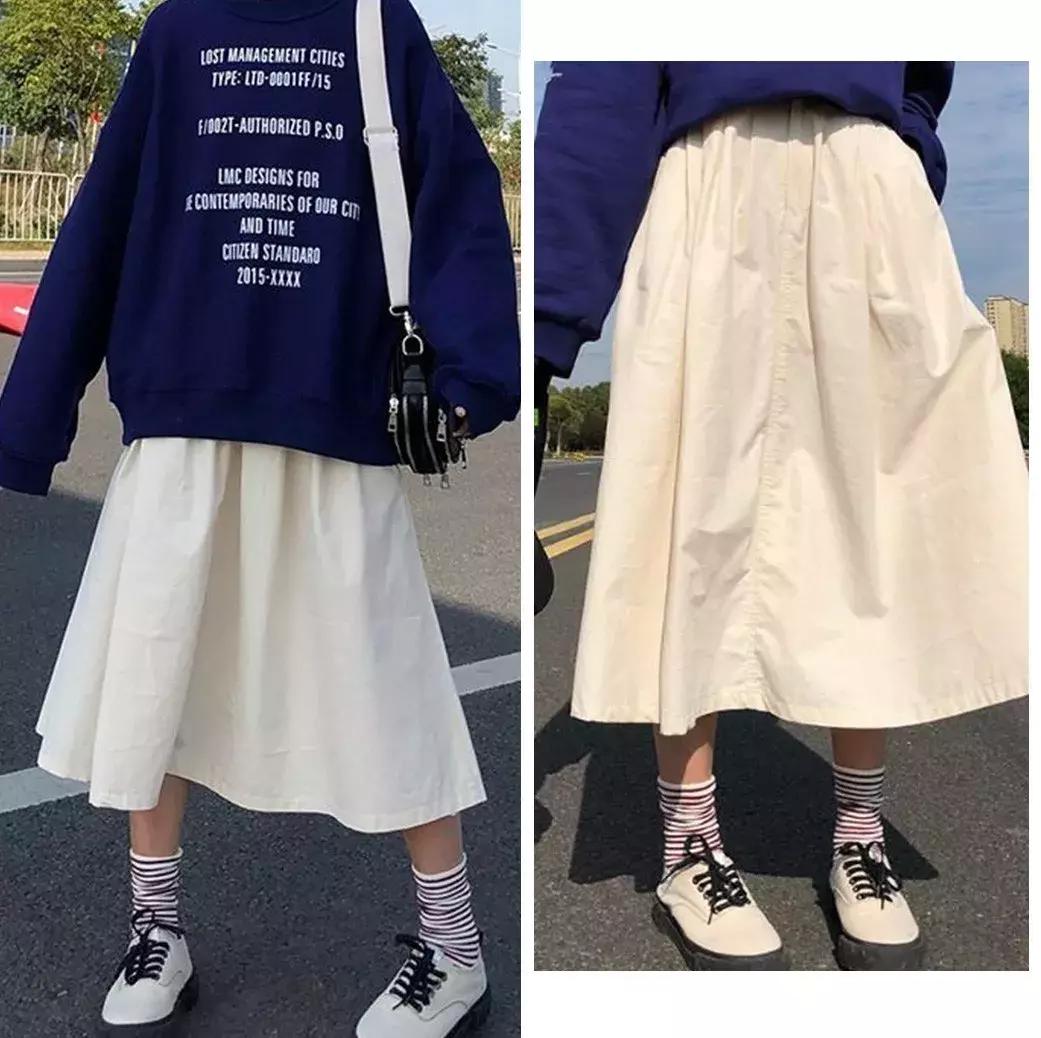 气质冬款裙子穿搭高级感,少女感十足的温柔风穿搭绿色毛衣