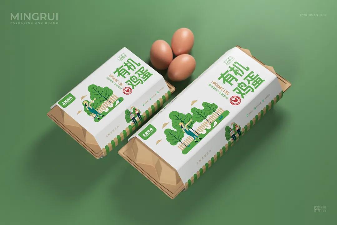 鸡蛋包装还可以这样利用,鸡蛋包装设计清新风格