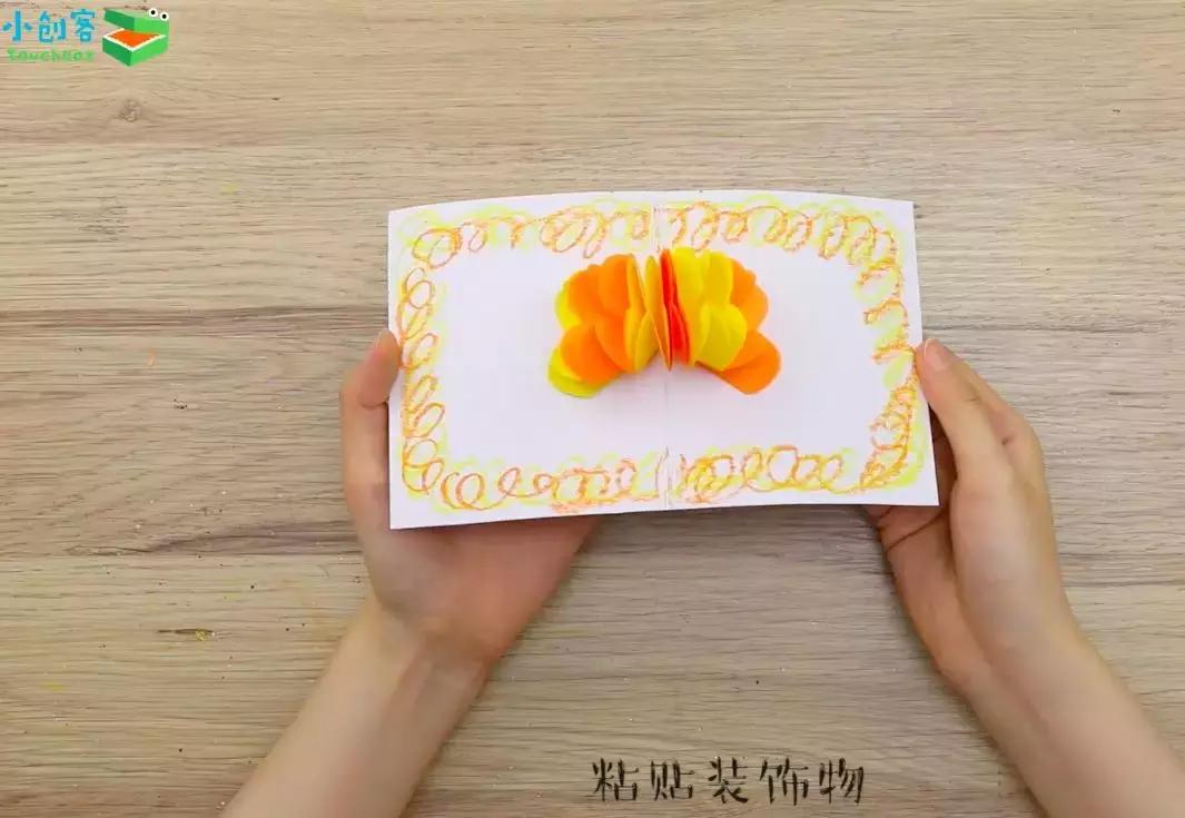 6-12岁送给老师的中秋节手工贺卡,中秋节教师节卡片简单制作