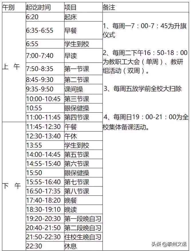 大家的作息表,每日作息时间安排表上班族