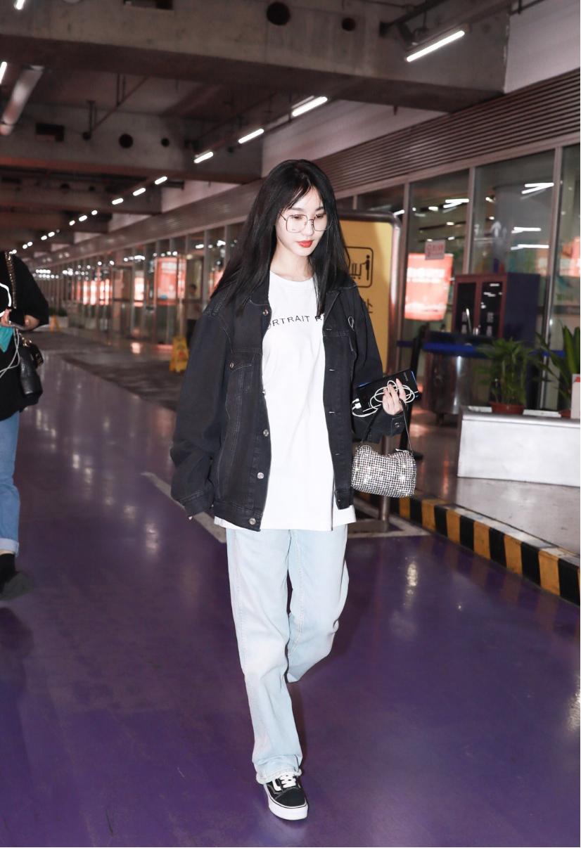 李菲儿休闲造型,李菲儿时尚单品图片