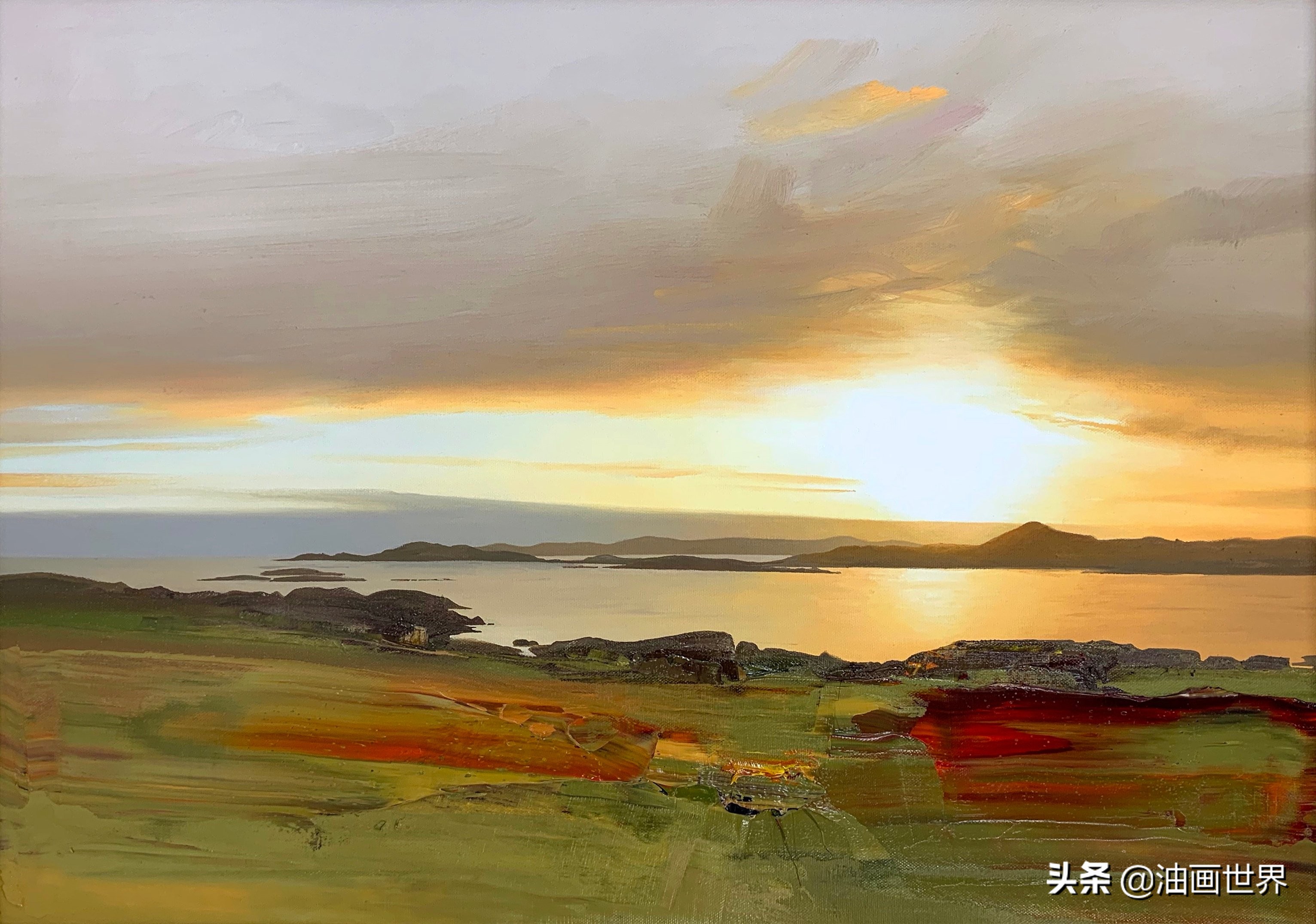 美国画家大峡谷古典风景油画,美国油画家埃里克瓦列斯的风景画