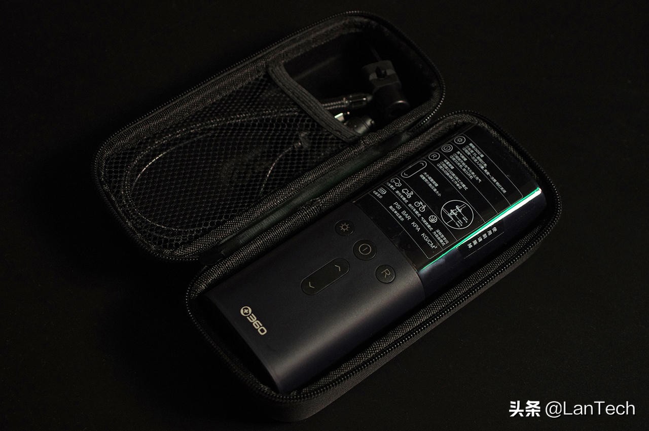 车载充气泵出行无忧携带方便,360车载充气泵