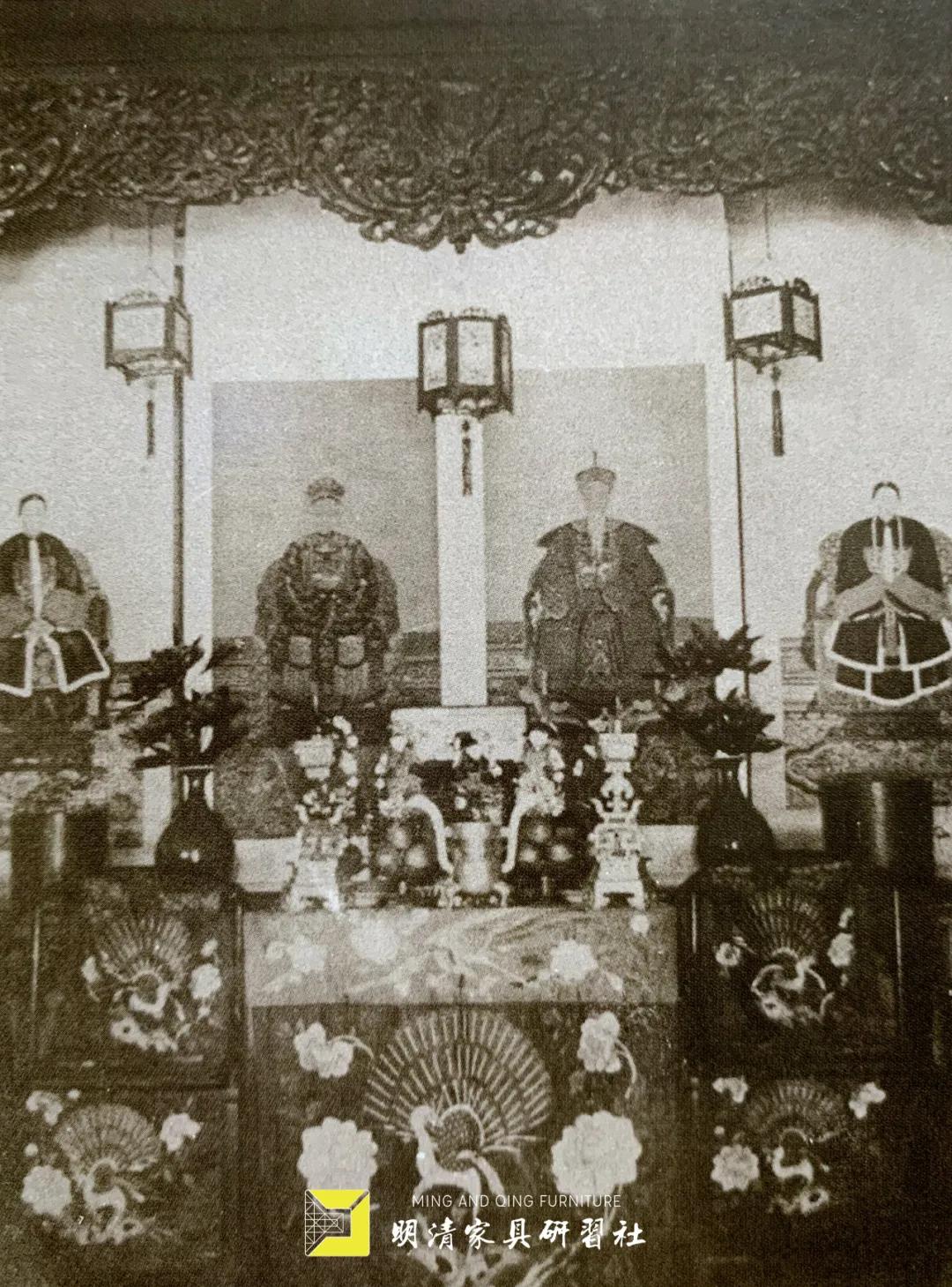 介祉堂,玉澜堂内的家具陈设