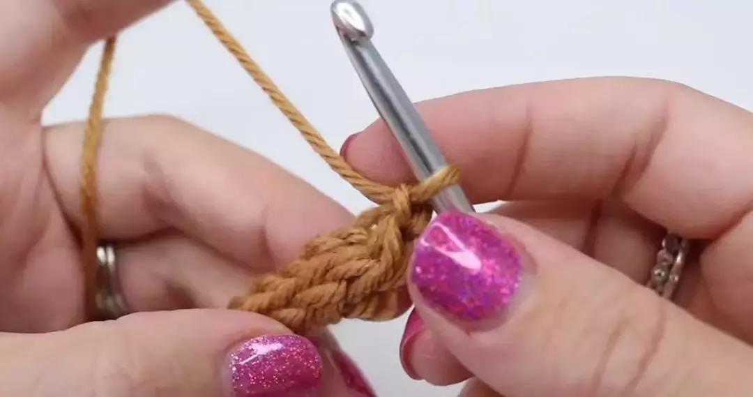 南瓜挂件钩针教程,钩针南瓜小挂件图解