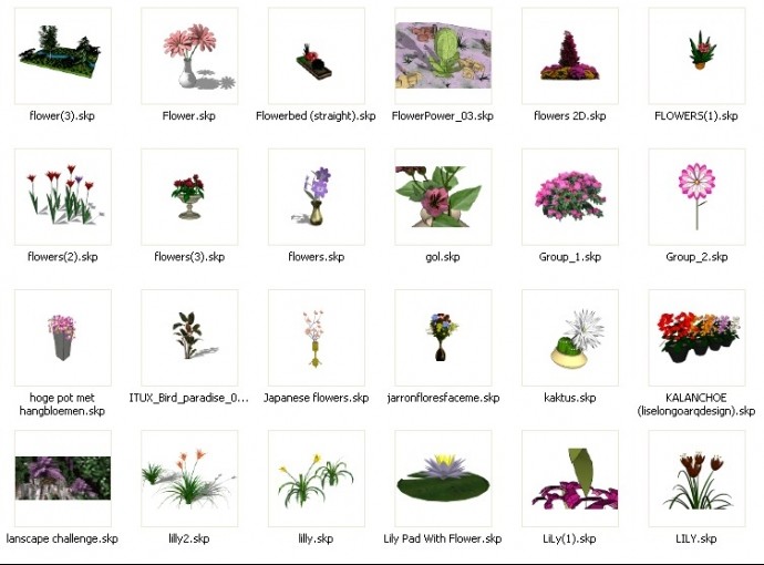 草图大师vray模型库免费,草图大师极简模型库