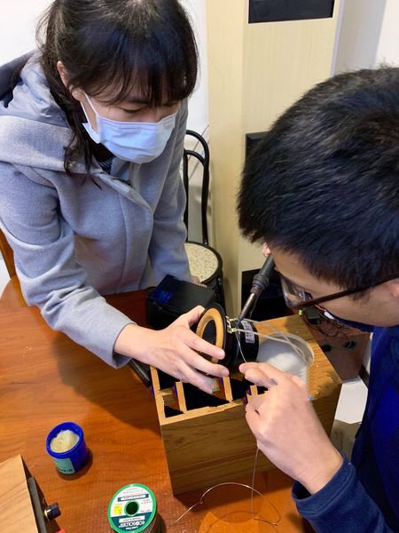 莞音4寸全频音箱,自制18寸全频号角音箱