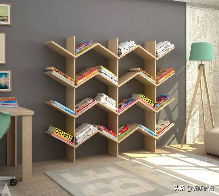 自制墙体书架简单又好用,最简单的书架构造