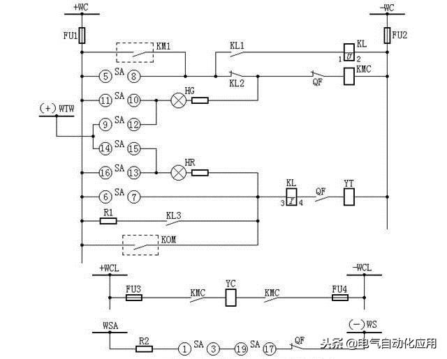电工必读的30个高压二次回路图,电工必看知识点