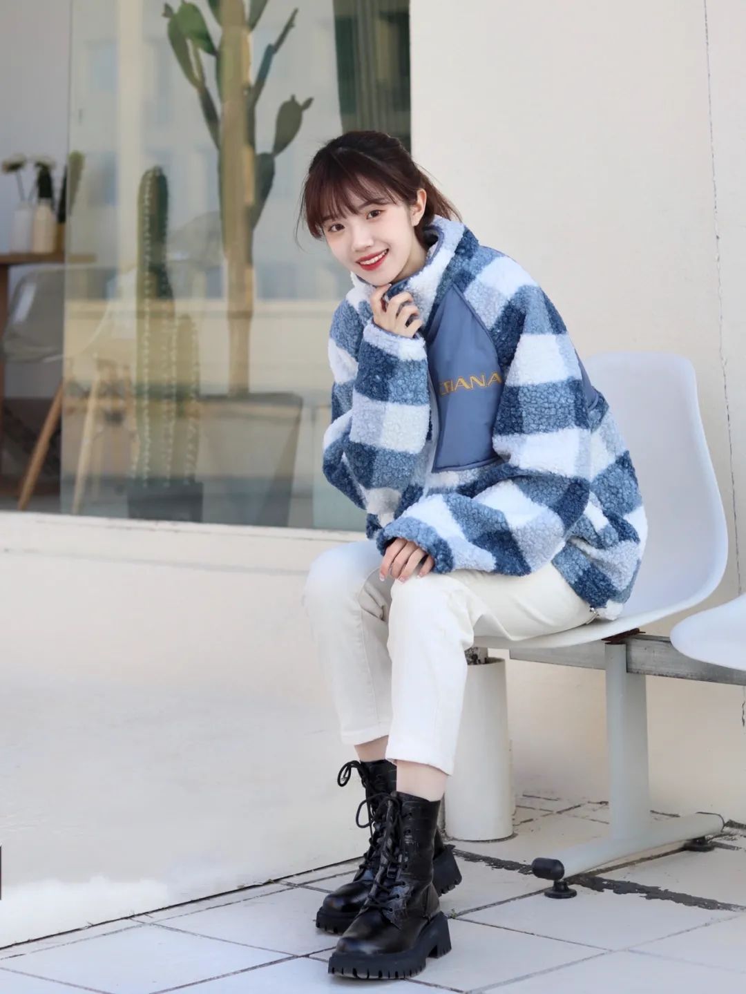 温柔又保暖的穿搭学生党女,冬季保暖时尚穿搭小个子学生