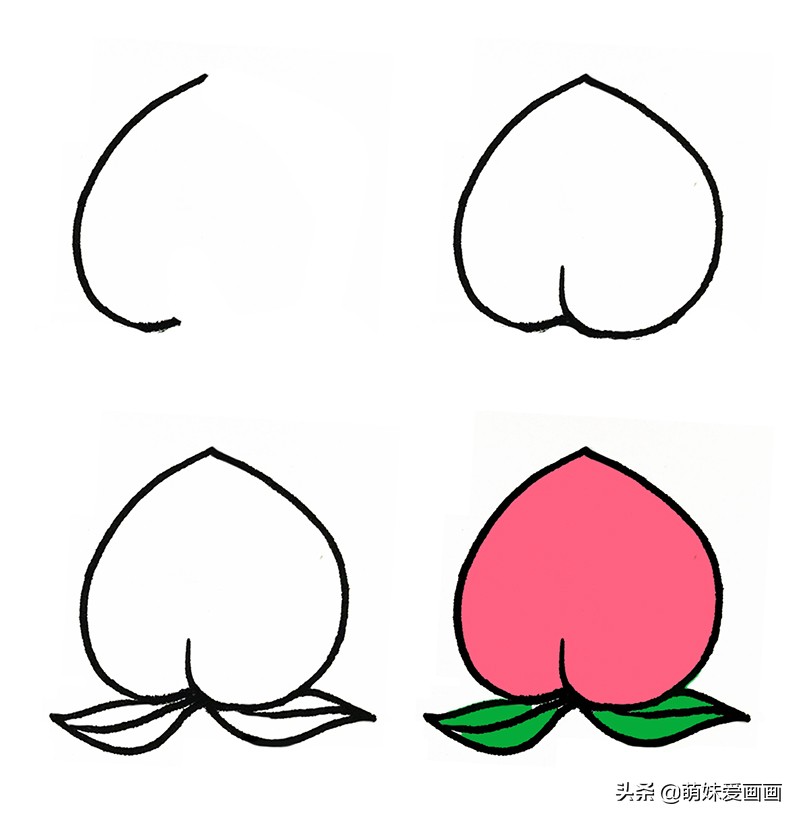 水果及水果种子简笔画,画水果简笔画大全大图