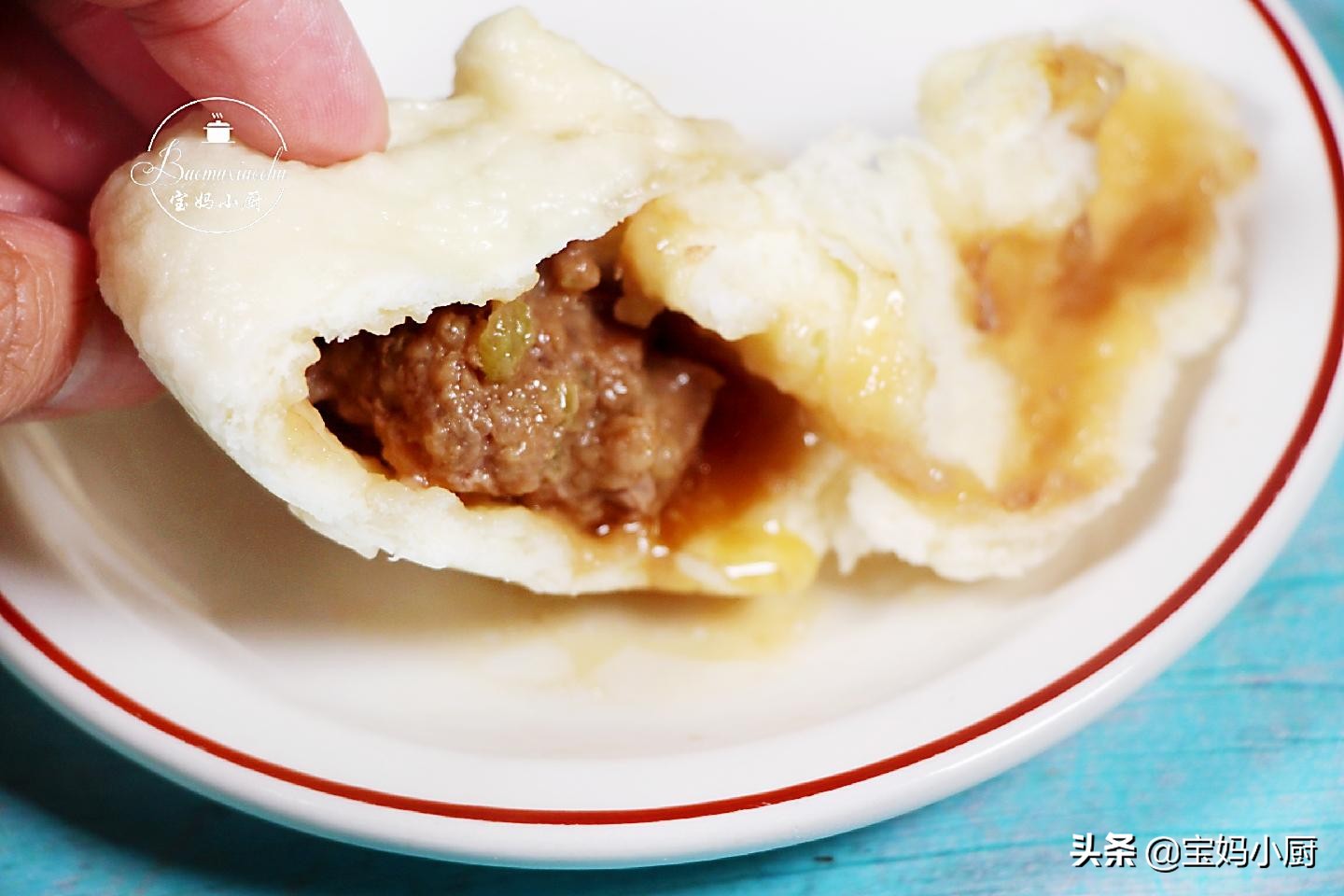 大汤包馅最正宗的做法,咬一口流油的灌汤包馅怎么调的