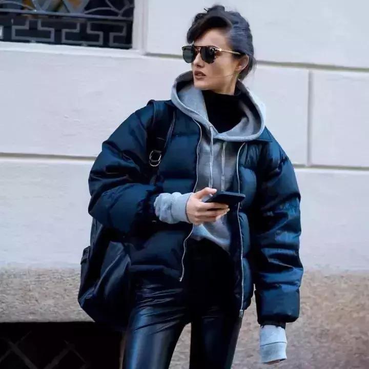 高领衫穿搭,高领打底衫和卫衣搭配