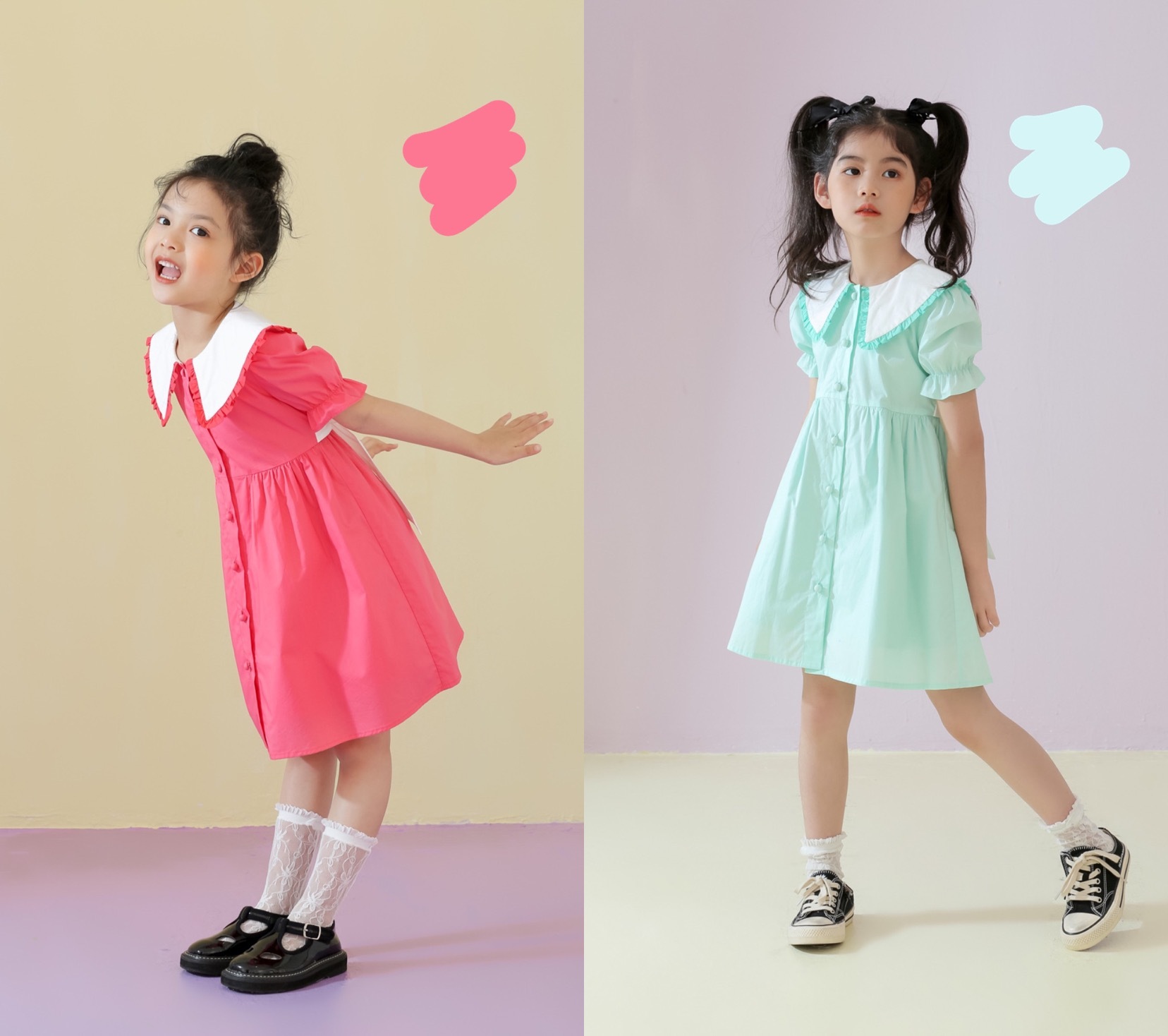 少女系童趣减龄穿搭,儿童小仙女的春季穿搭