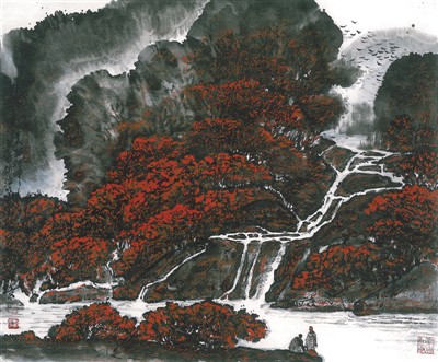 姚治华山水画,姚治华的国画欣赏