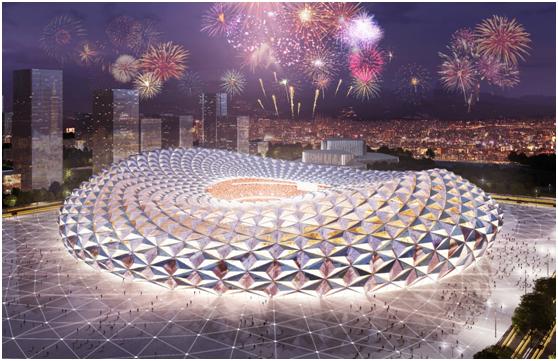 恒大足球场美景,吃喝玩乐一条龙山庄