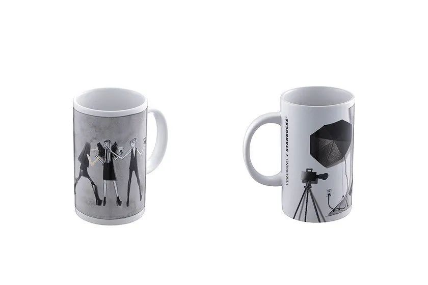 星巴克杯子氧化,星巴克杯子图案掉了