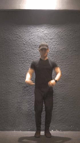 圆肩矫正动画,圆肩体态矫正训练