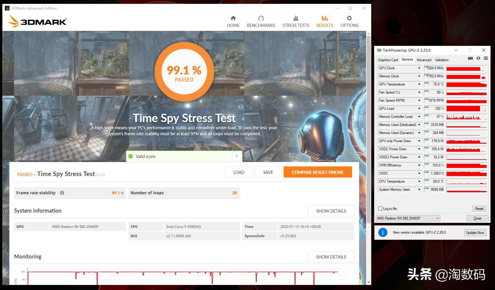 华硕rx580t8g吃鸡表现,华硕rx5808g游戏表现