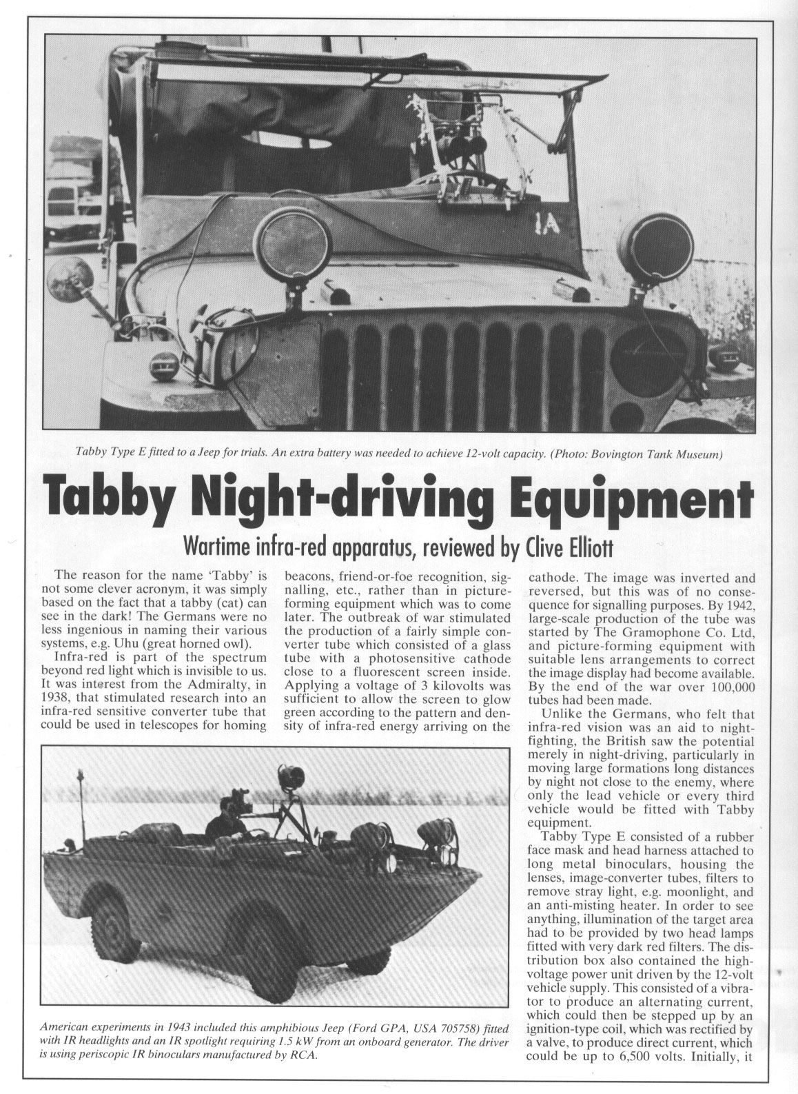 二战德军单兵夜视仪,二战时期德军夜视仪