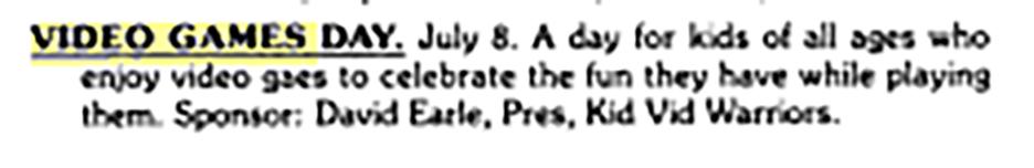 「戏里戏外」今天是玩家们过节？7月8日国家电子游戏日