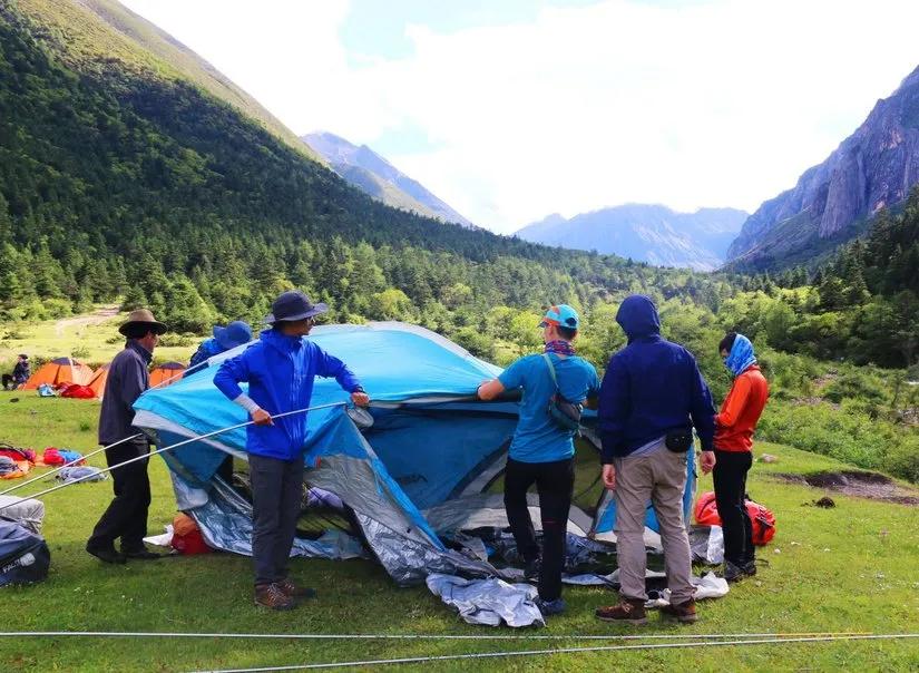 贡嘎山的徒步,贡嘎雪山大环线徒步游记