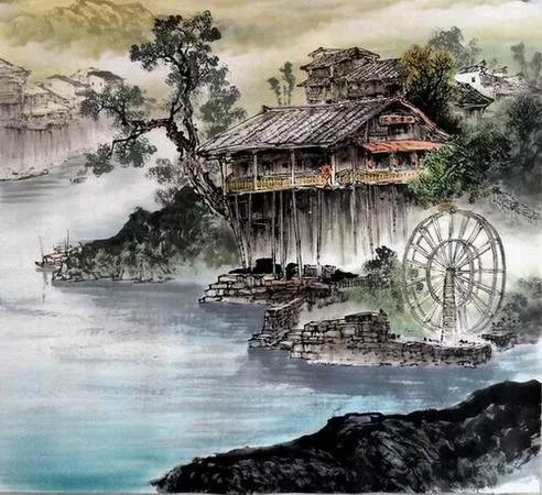 曾刚国画山水技法4,曾刚雪景国画山水画图片