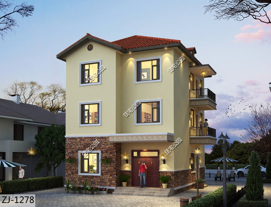 60平方别墅设计图及效果图,100平米小户型设计实景照