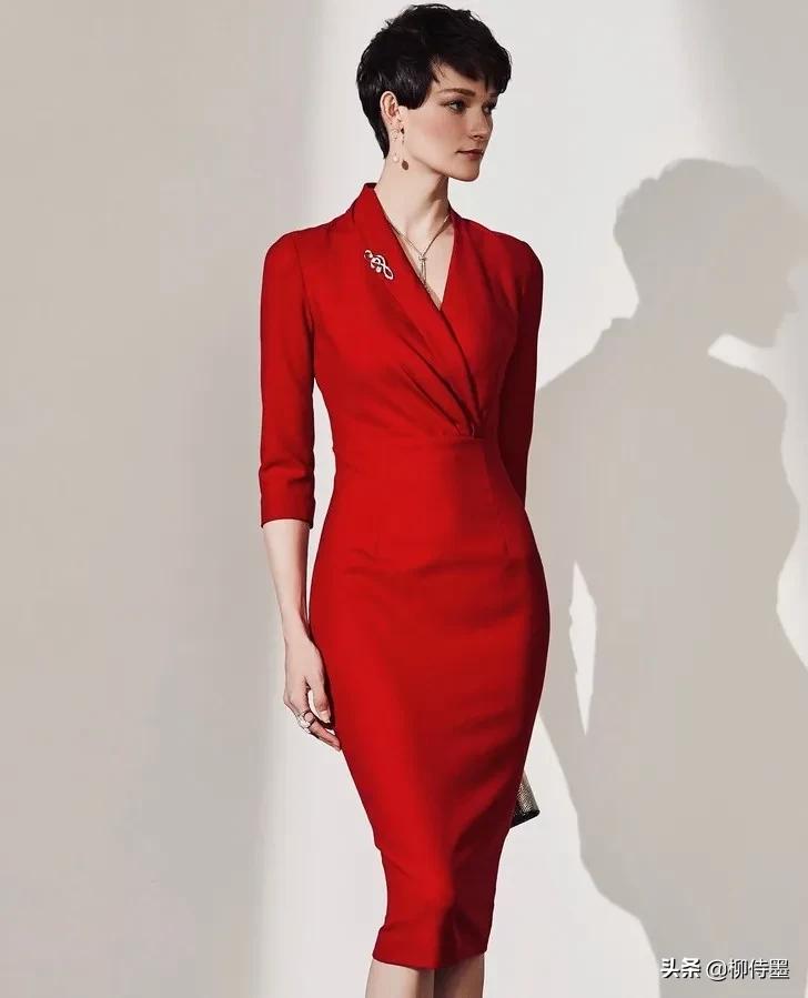 法式复古连衣裙摄影技巧,摄影服装造型搭配礼服