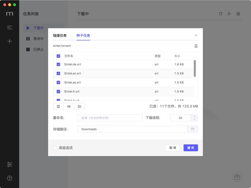 motrix迅雷替代品,motrix开源免费的全平台下载器