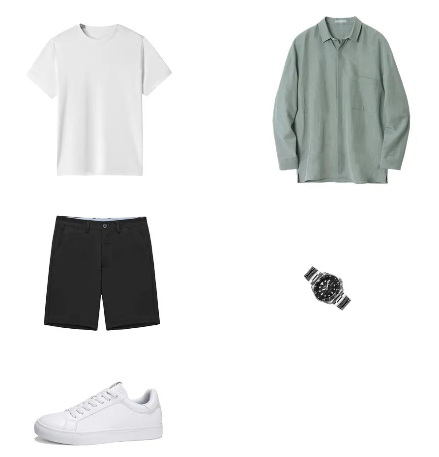 50套清爽养眼的夏天穿搭方案,清爽男生穿搭推荐
