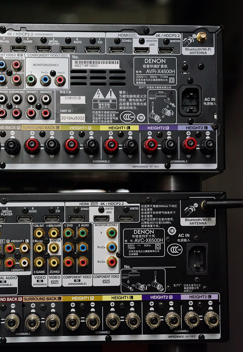高端和旗舰差多少?天龙AVR-X4500H与AVC-X6500H试用报告!