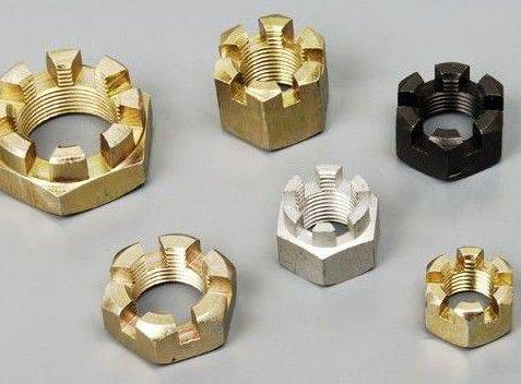 法兰螺母与开槽螺母哪个结实,双螺母防松和开槽螺母防松哪个好