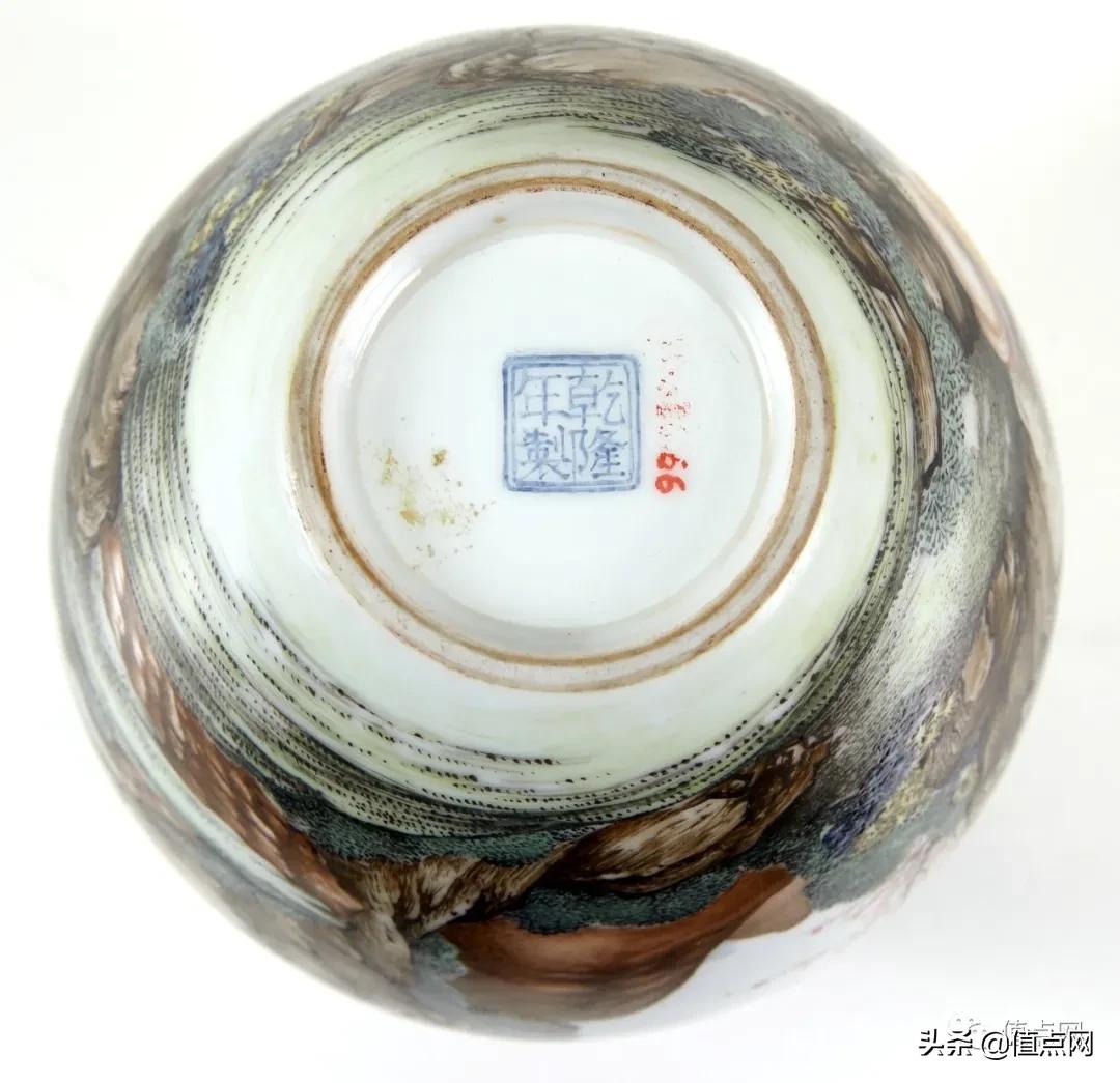 乾隆御制珐琅彩碗拍卖了780万港元,乾隆洋彩观音瓶伦敦拍卖