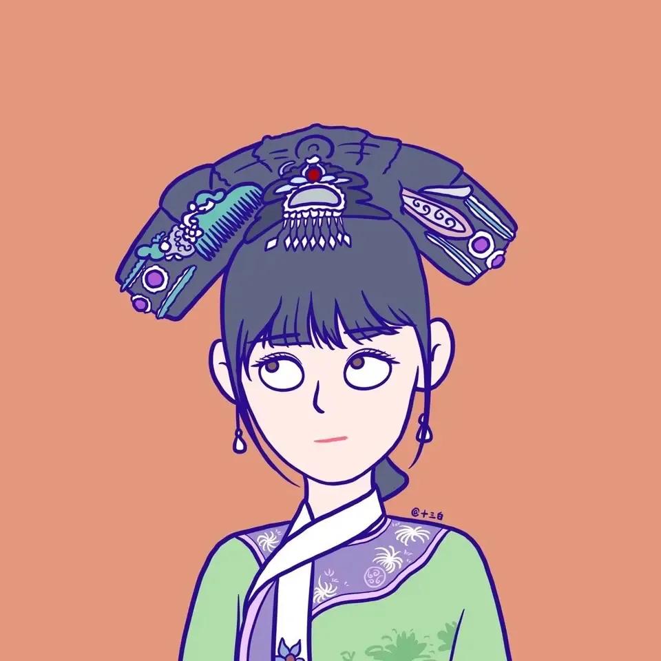 古典漫画头像小可爱,经典头像小可爱