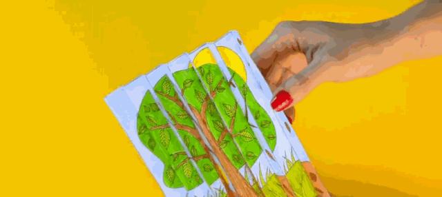 创意手工折纸挂起来装饰,手工折纸创意垃圾桶照片