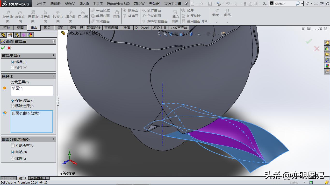 用solidworks画玫瑰花,solidworks怎么画玫瑰花