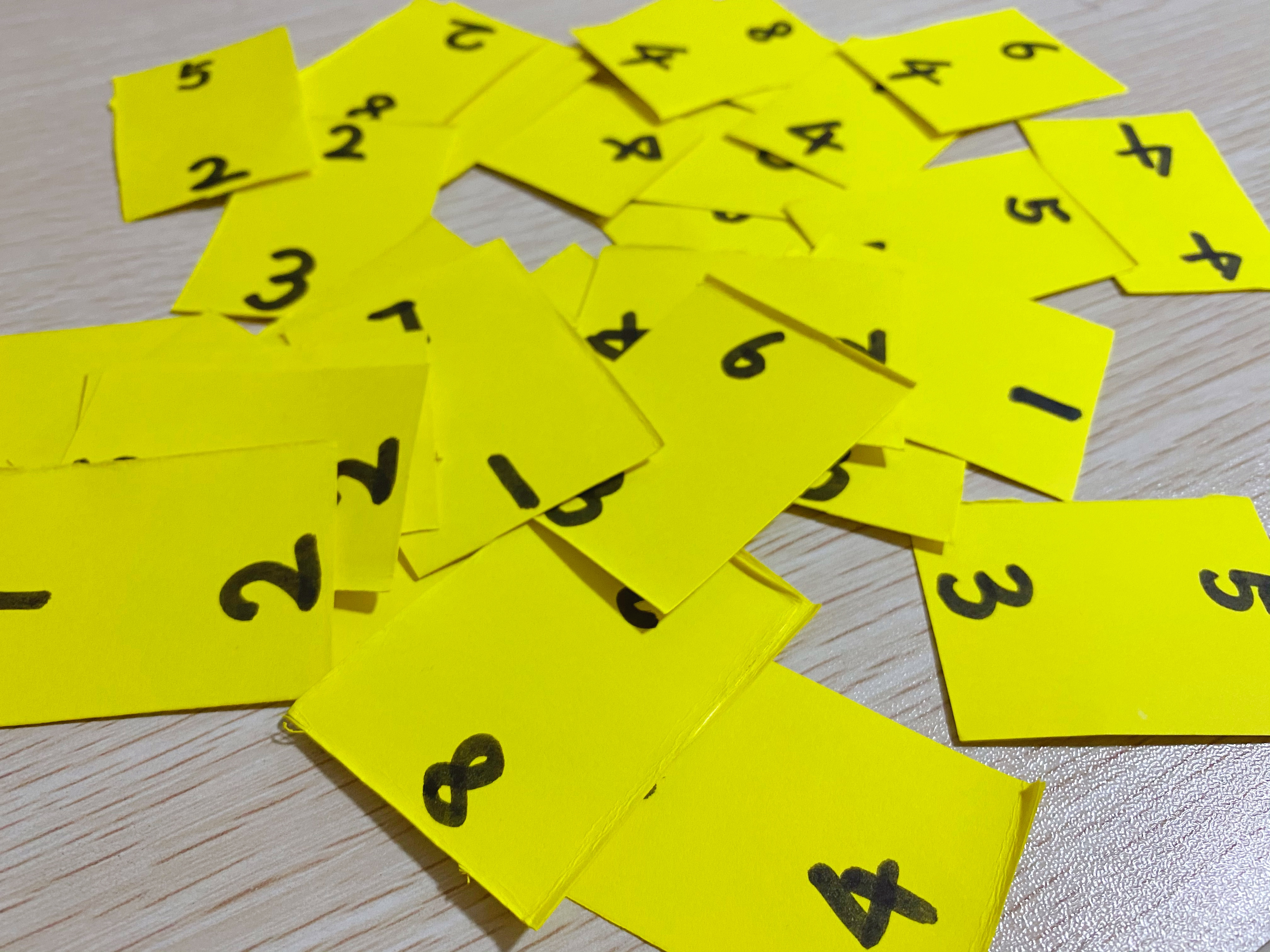 儿童早教认识数字卡片制作,早教数字认知1到10游戏卡片制作