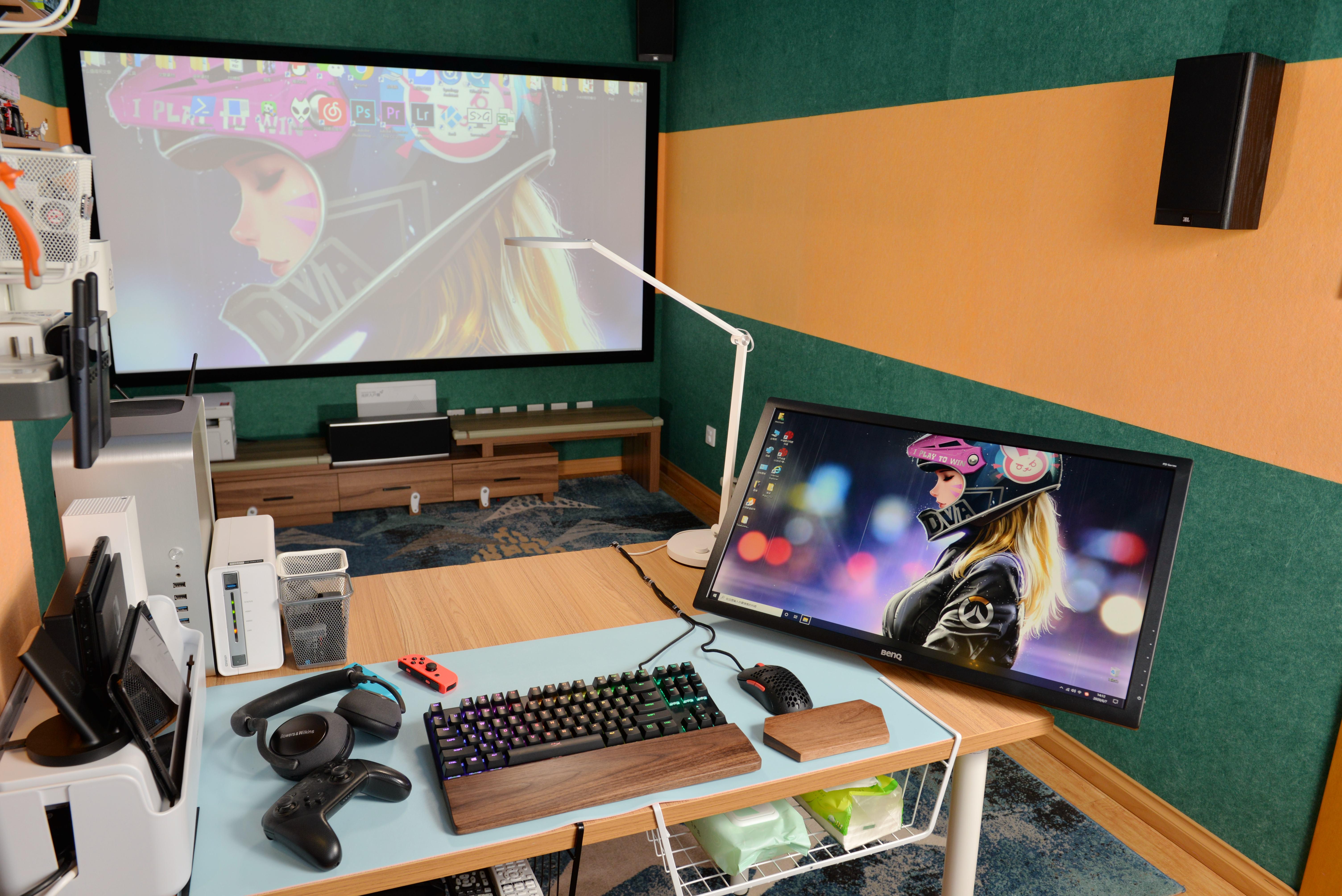 数十款桌面神器，打造100寸娱乐桌面，投影与显示器的完美结合