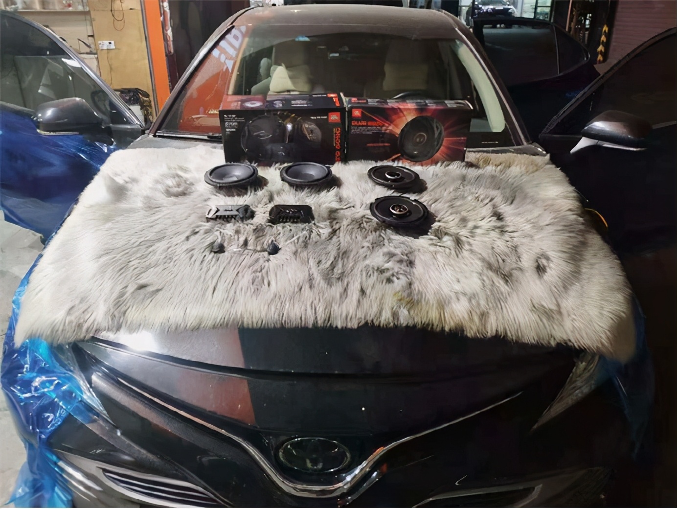 凯美瑞升级原厂音响,丰田凯美瑞最便宜音响无损升级