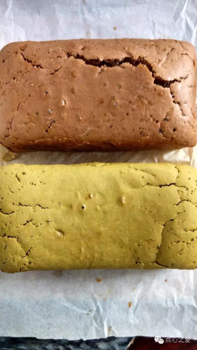 抹茶巧克力蛋糕做法教程,巧克力抹茶黄油磅蛋糕做法