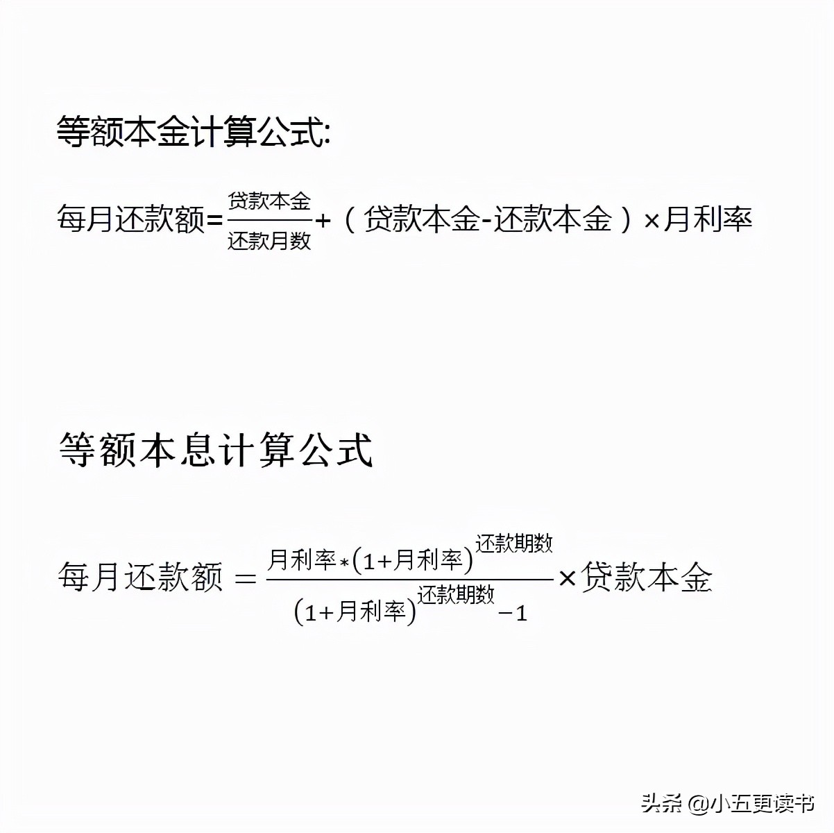 等额本金和等额本息如何计算?关于房贷我们该如何合理选择?