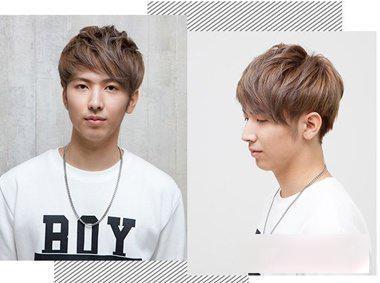 男生韩式卷发发型图片,男生韩式定型烫发图片