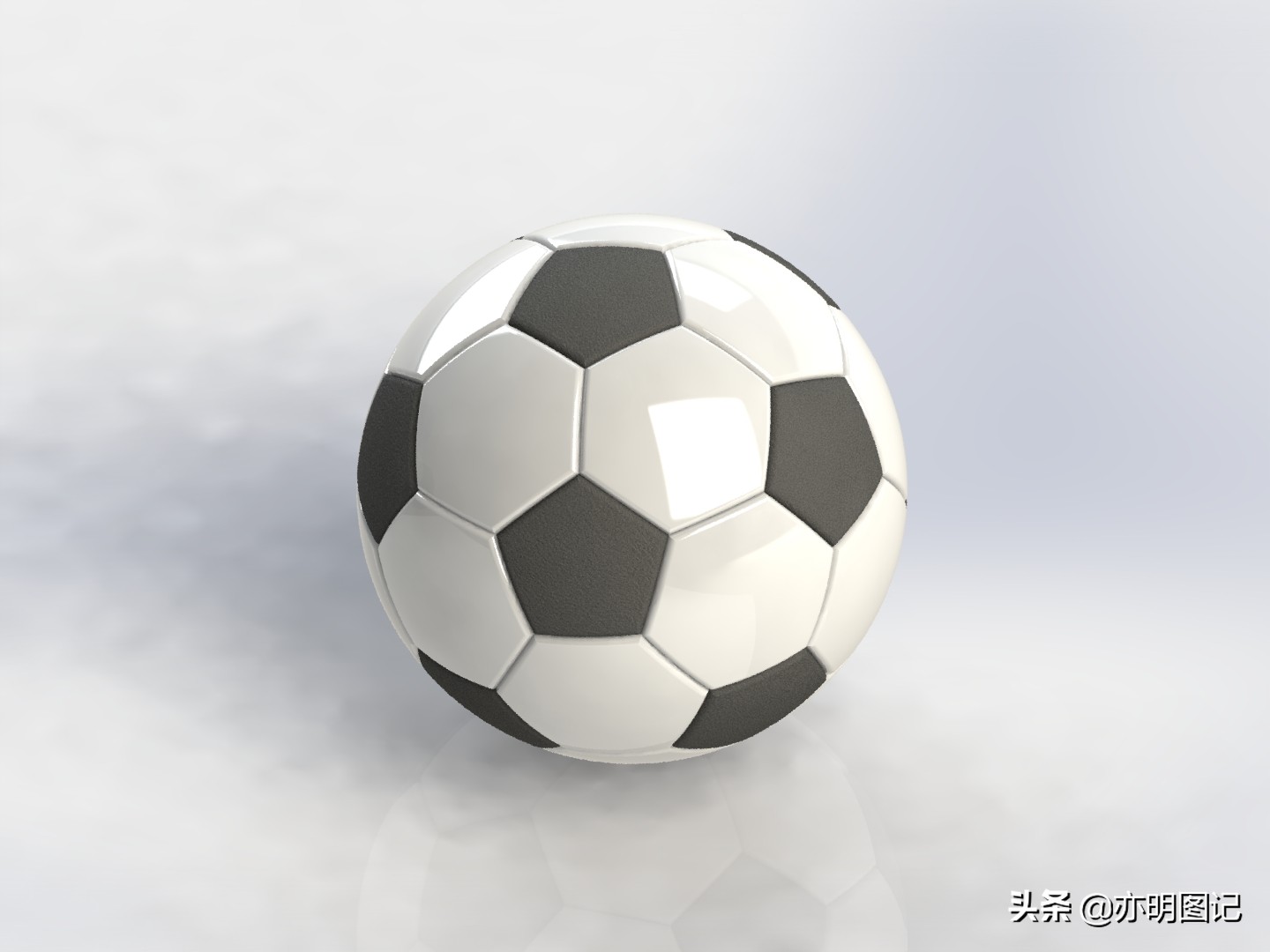 3d足球立体拼图教程,3d足球建模教程