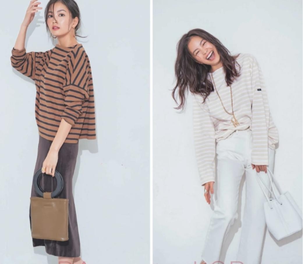 普通的条纹衫如何穿得简单又时髦,条纹衫的各种穿法